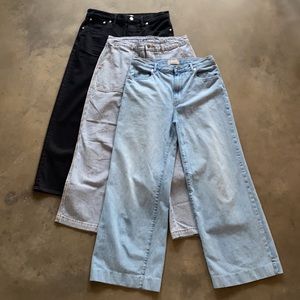 Women’s denim: Straight leg pant bundle VGUC